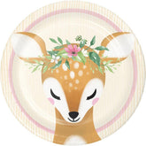 Deer Little One Plates 8pk - The Party Room